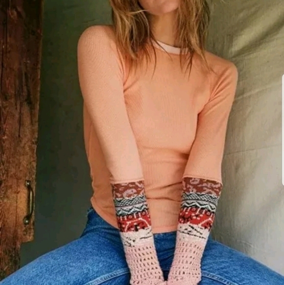 Free People Tops - Free people in the mix cuff thermal